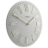 Jones Clocks Regal wall clock dove grey 30cm - British product