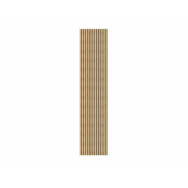 Kraus acoustic wood veneer wall panel Medium Oak 2.4m - British product
