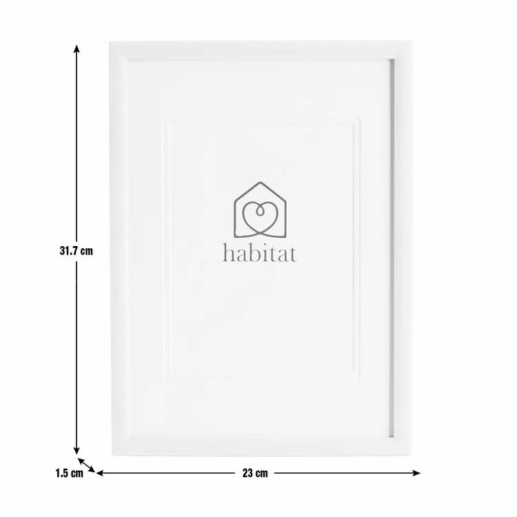Habitat white frame 8x12 - British product