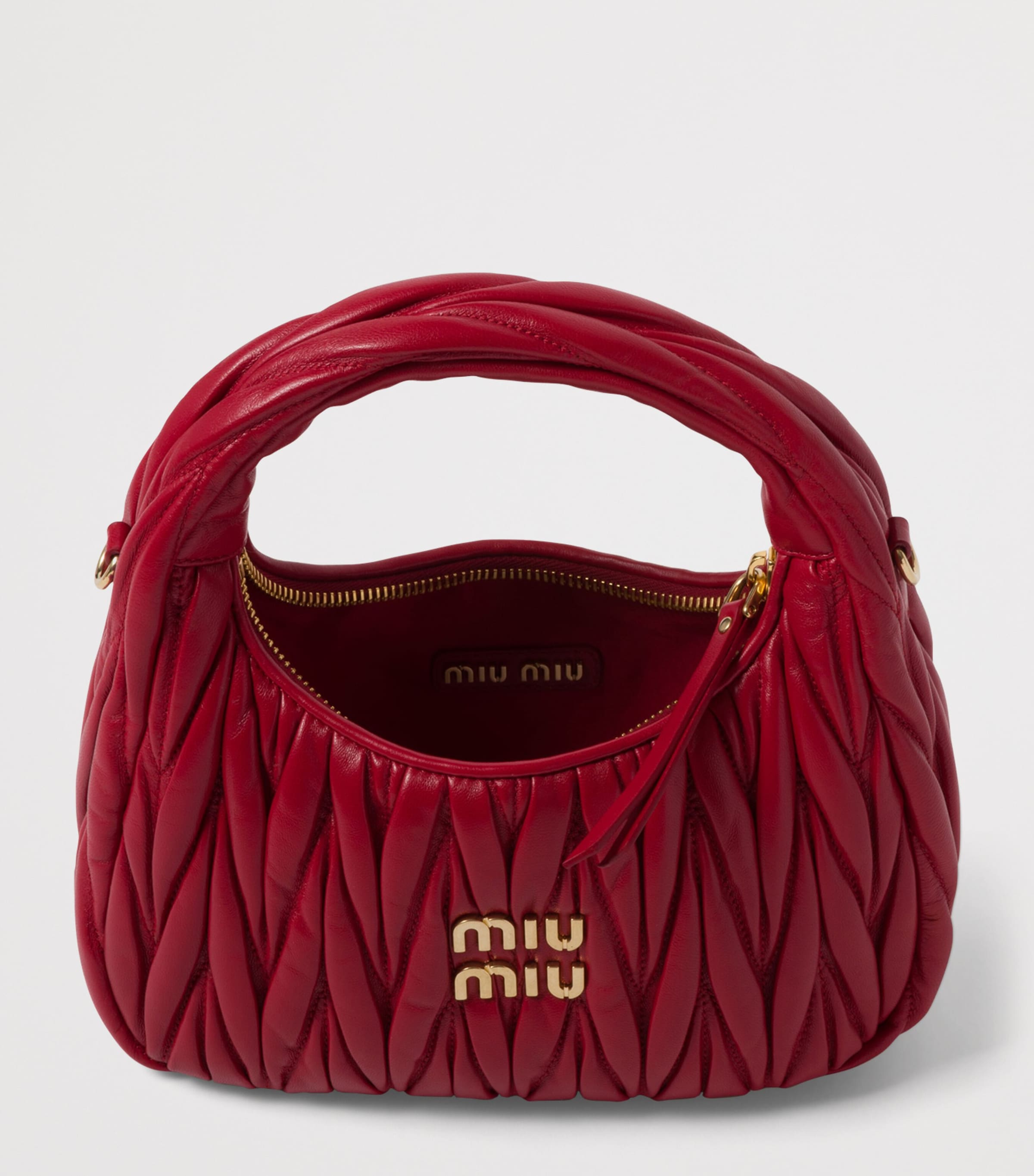 Sac Miu Miu Wander à poignée supérieure en cuir matelassé (marque britannique)