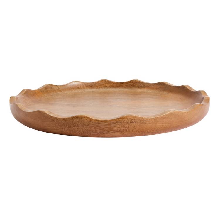 Habitat scalloped serving tray 35x35cm, imported from the UK