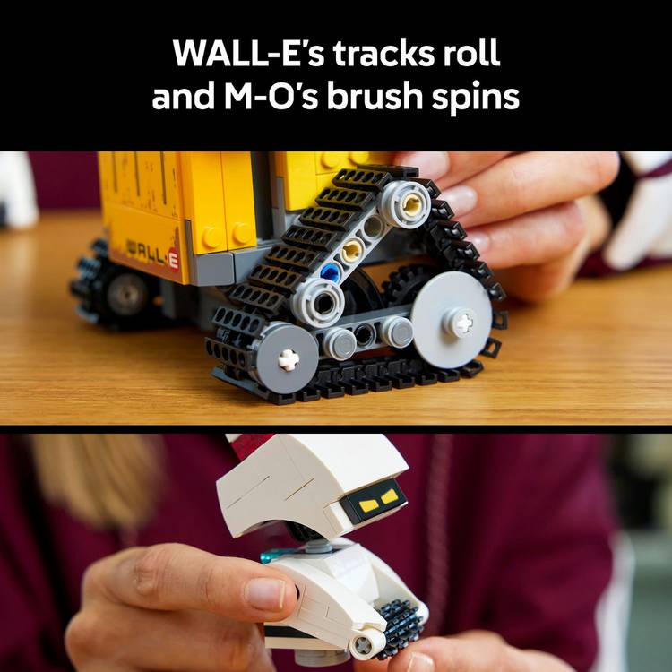 LEGO building set WALL-E and EVE 811 pieces, UK version