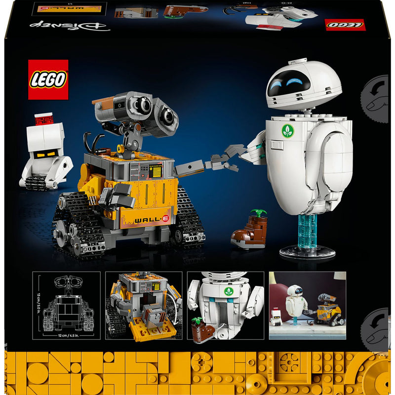 LEGO building set WALL-E and EVE 811 pieces, UK version