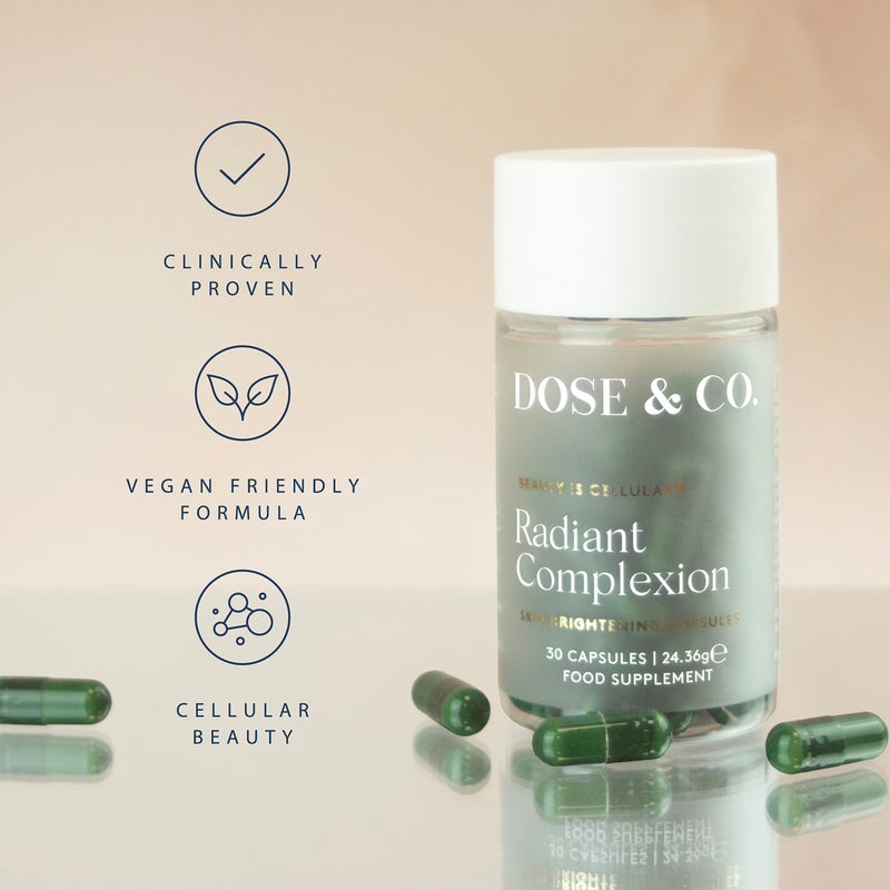 Dose & Co Radiant Complexion supplement 30 capsules (British brand)