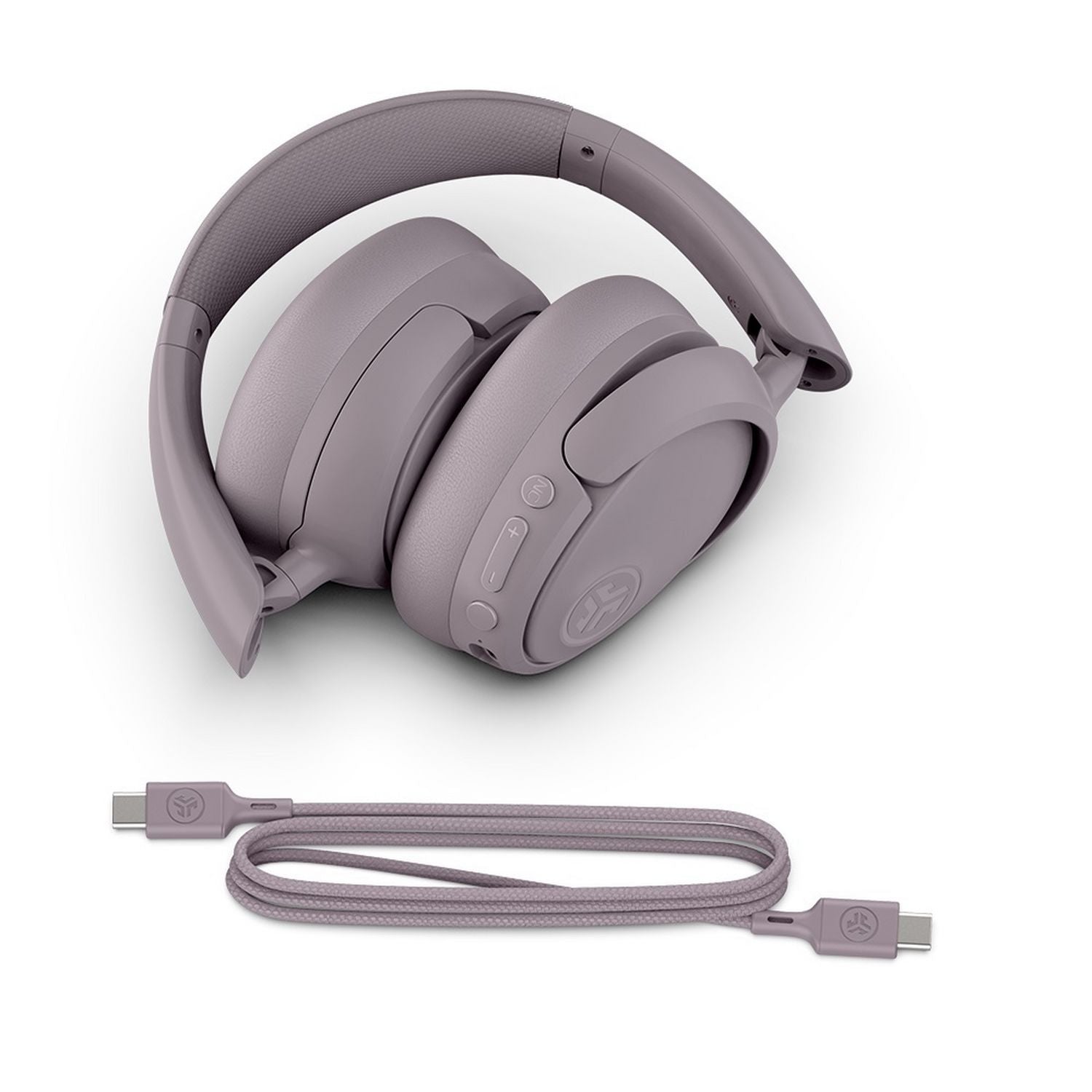 JLab JBuds Lux ANC over-ear headphones mauve, UK version