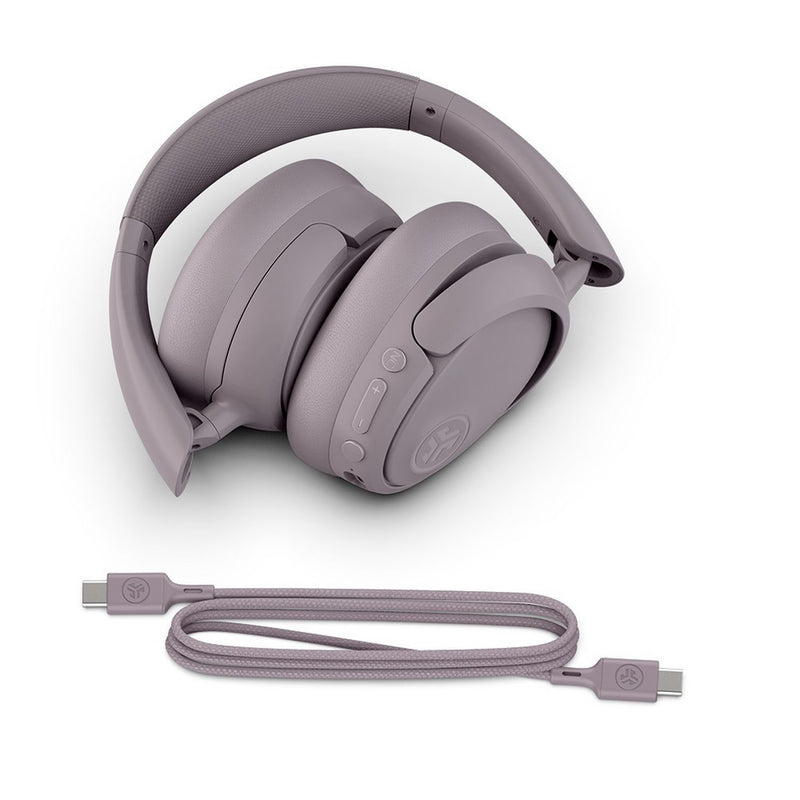 JLab JBuds Lux ANC over-ear headphones mauve, UK version