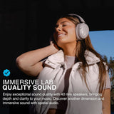 JLab JBuds Lux ANC over-ear headphones mauve, UK version