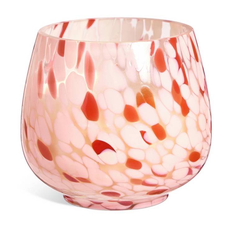 Habitat confetti glass candle Pink Jasmine & Amber, imported from the UK