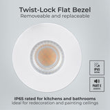 Luceco Ftype MK2 fire rated LED downlight - British product