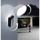 Arlo 2K wired floodlight security camera pack of 2 - British product