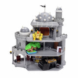 Super Mario Bowser castle playset with figure, imported from the UK