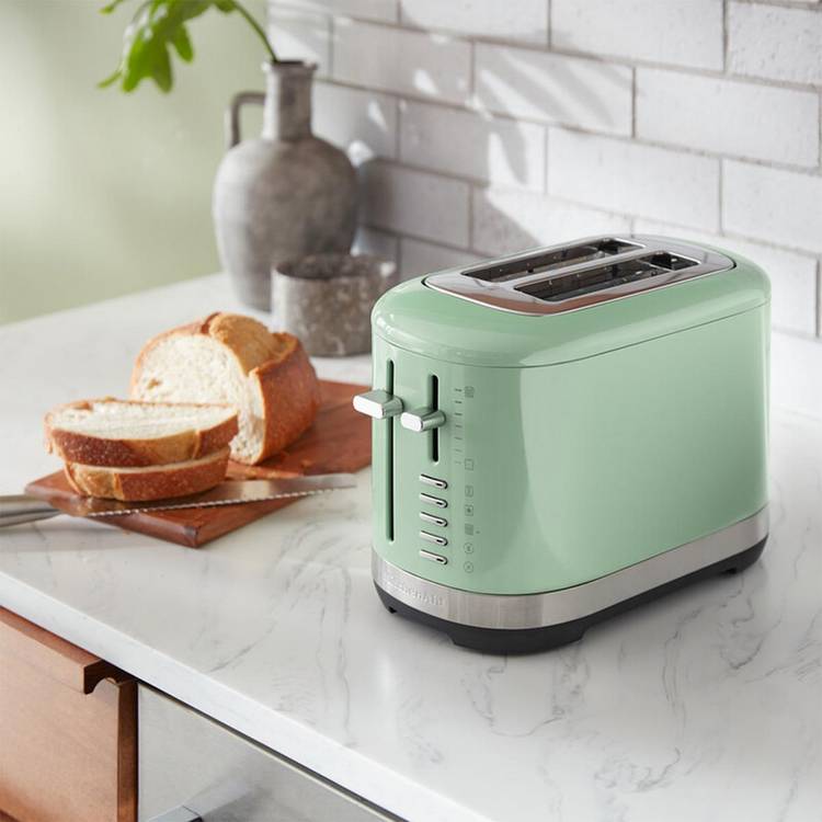 KitchenAid 2 slice toaster pistachio, imported from the UK