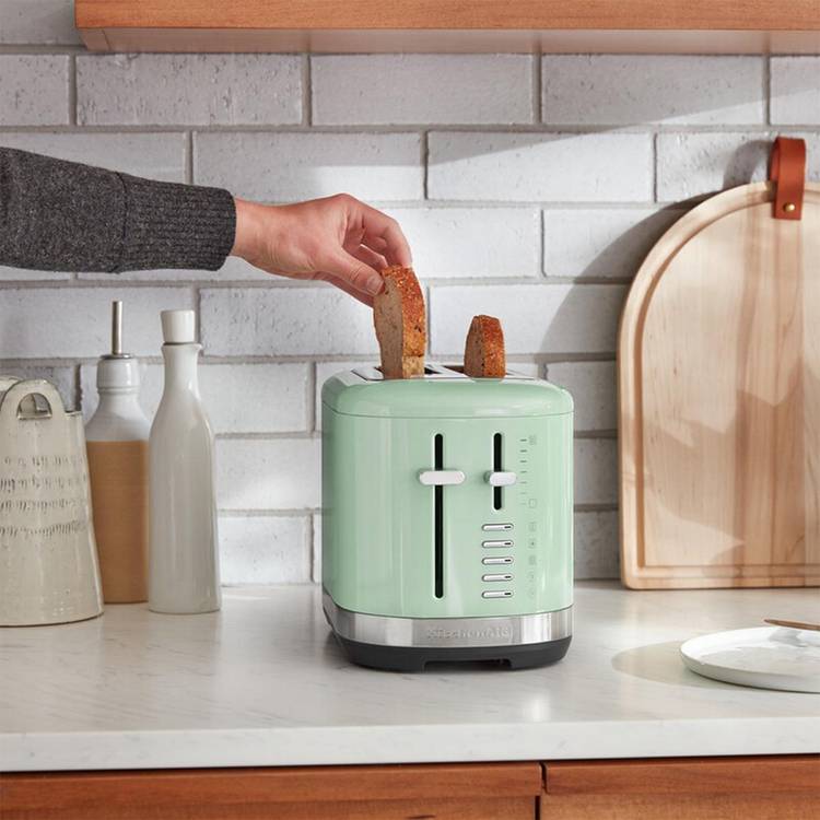 KitchenAid 2 slice toaster pistachio, imported from the UK