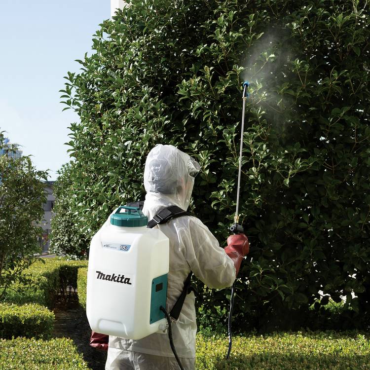 Makita LXT backpack garden sprayer 18V 15L, imported from the UK