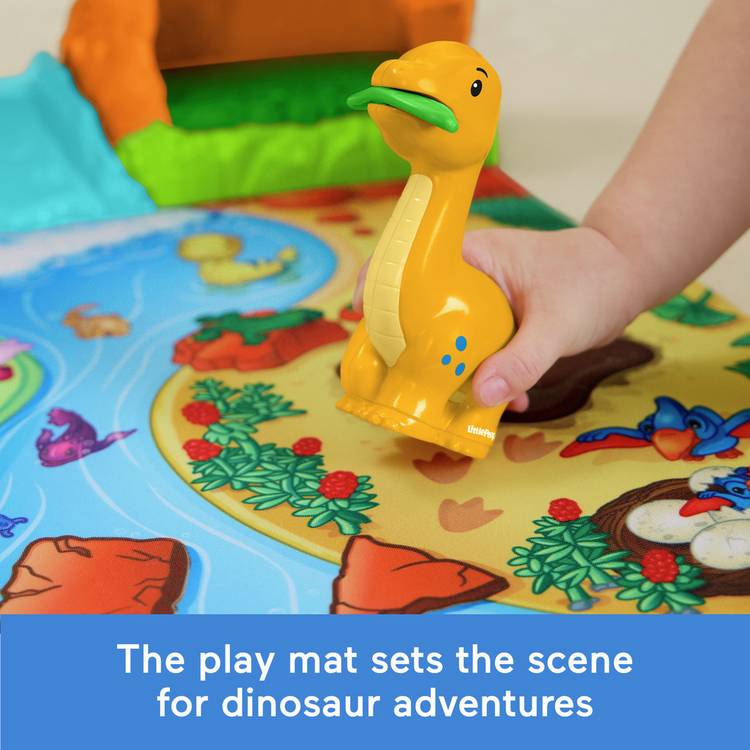 Fisher-Price Little People Dinosaur Village playset, imported from the UK