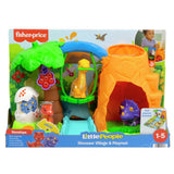 Fisher-Price Little People Dinosaur Village playset, imported from the UK