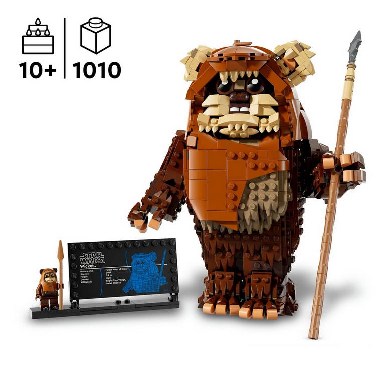 LEGO Star Wars Wicket the Ewok building toy 1010 pieces, UK version