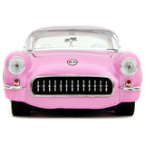 Jada Toys Pink Slips 1957 Chevrolet Corvette 1:24 die-cast car, imported from the UK