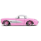 Jada Toys Pink Slips 1957 Chevrolet Corvette 1:24 die-cast car, imported from the UK