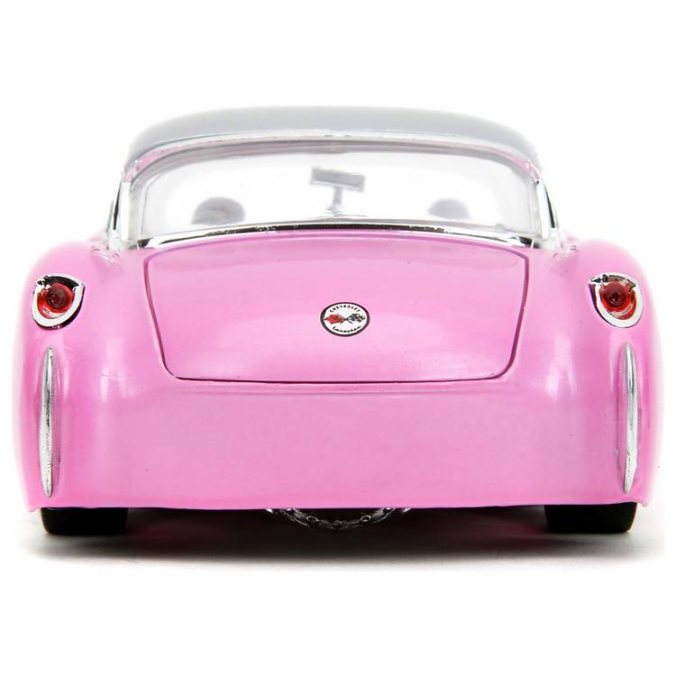 Jada Toys Pink Slips 1957 Chevrolet Corvette 1:24 die-cast car, imported from the UK