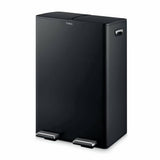 Tower 60L twin compartment recycling pedal bin - British product