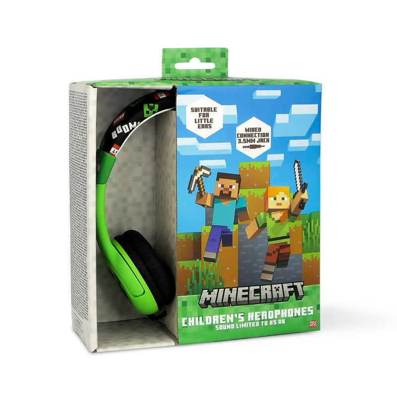 OTL Minecraft wired headphones for kids (British brand)