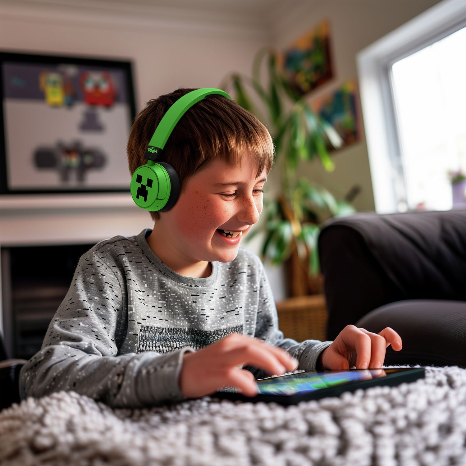 OTL Minecraft kids wireless headphones, UK version