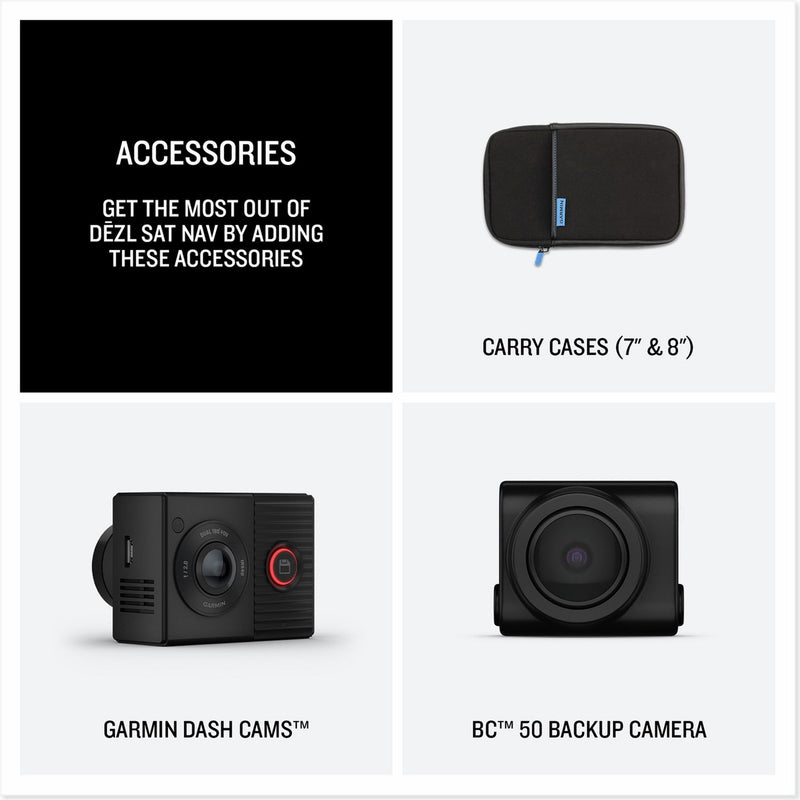 Garmin dezlCam LGV1020 truck sat nav dash cam - British product