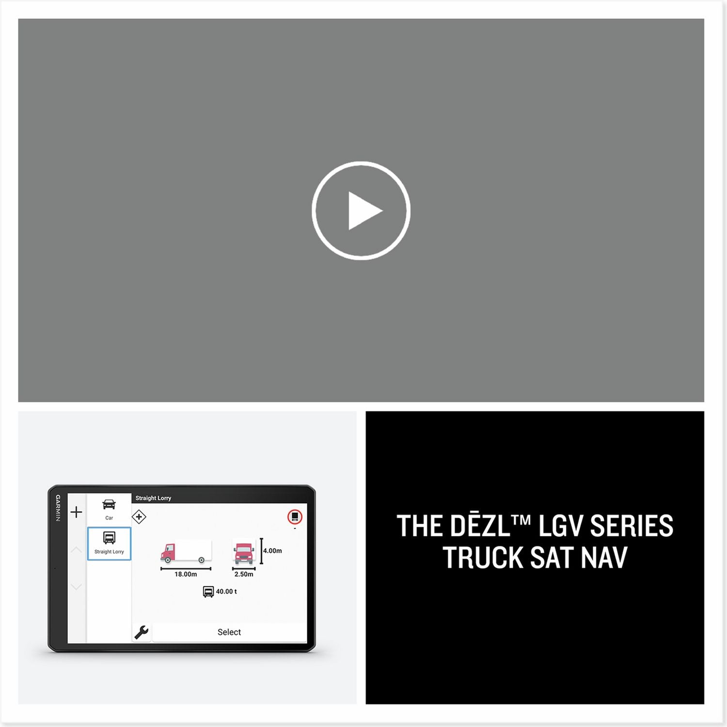 Garmin dezlCam LGV1020 truck sat nav dash cam - British product