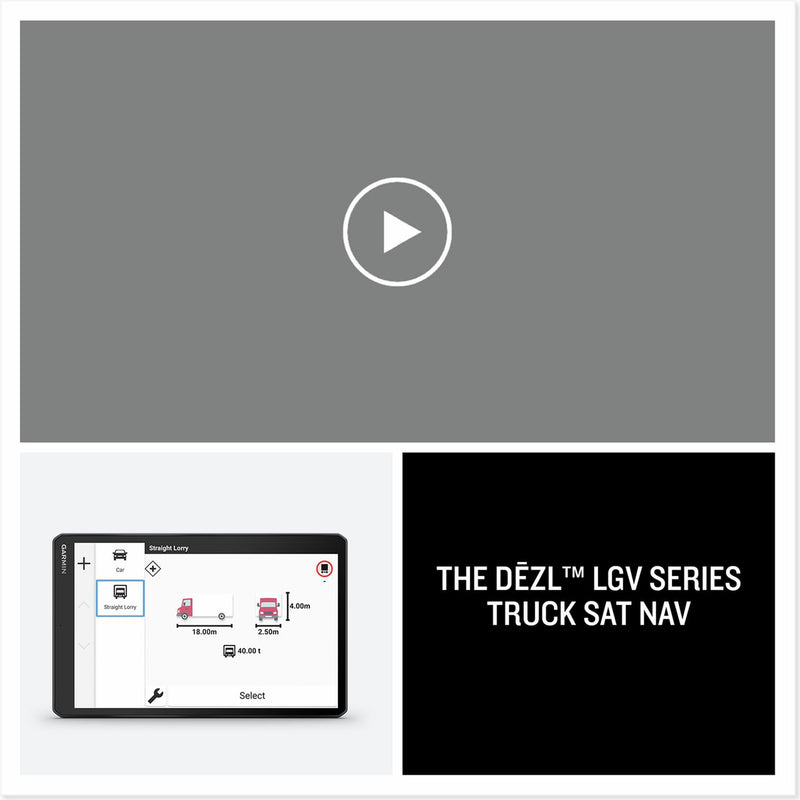 Garmin dezlCam LGV1020 truck sat nav dash cam - British product