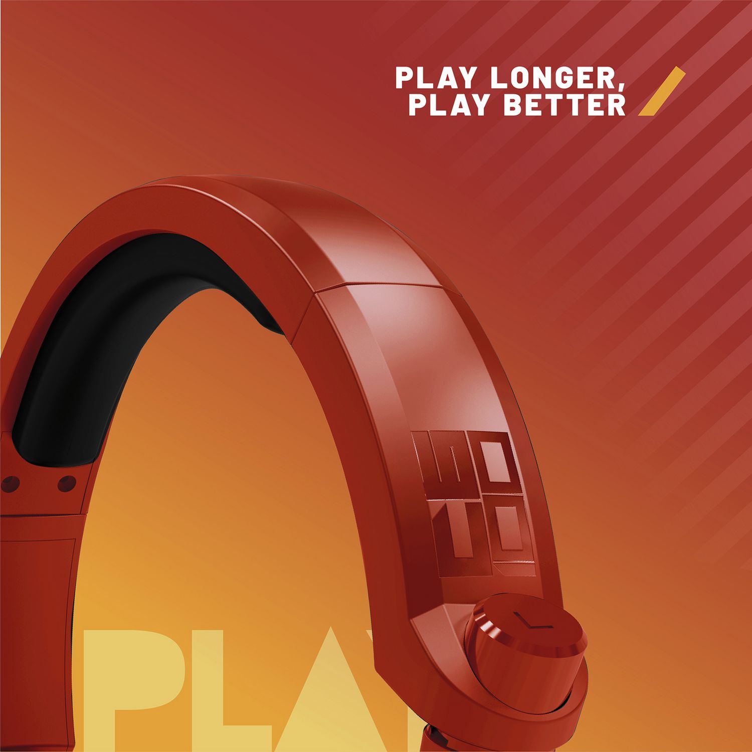 Stealth C6-100 gaming headset orange red - British product