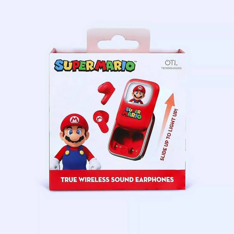 OTL Technologies Super Mario Slide TWS earphones, imported from the UK