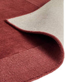 Habitat Simple Border burgundy wool rug 120x170cm (British brand)