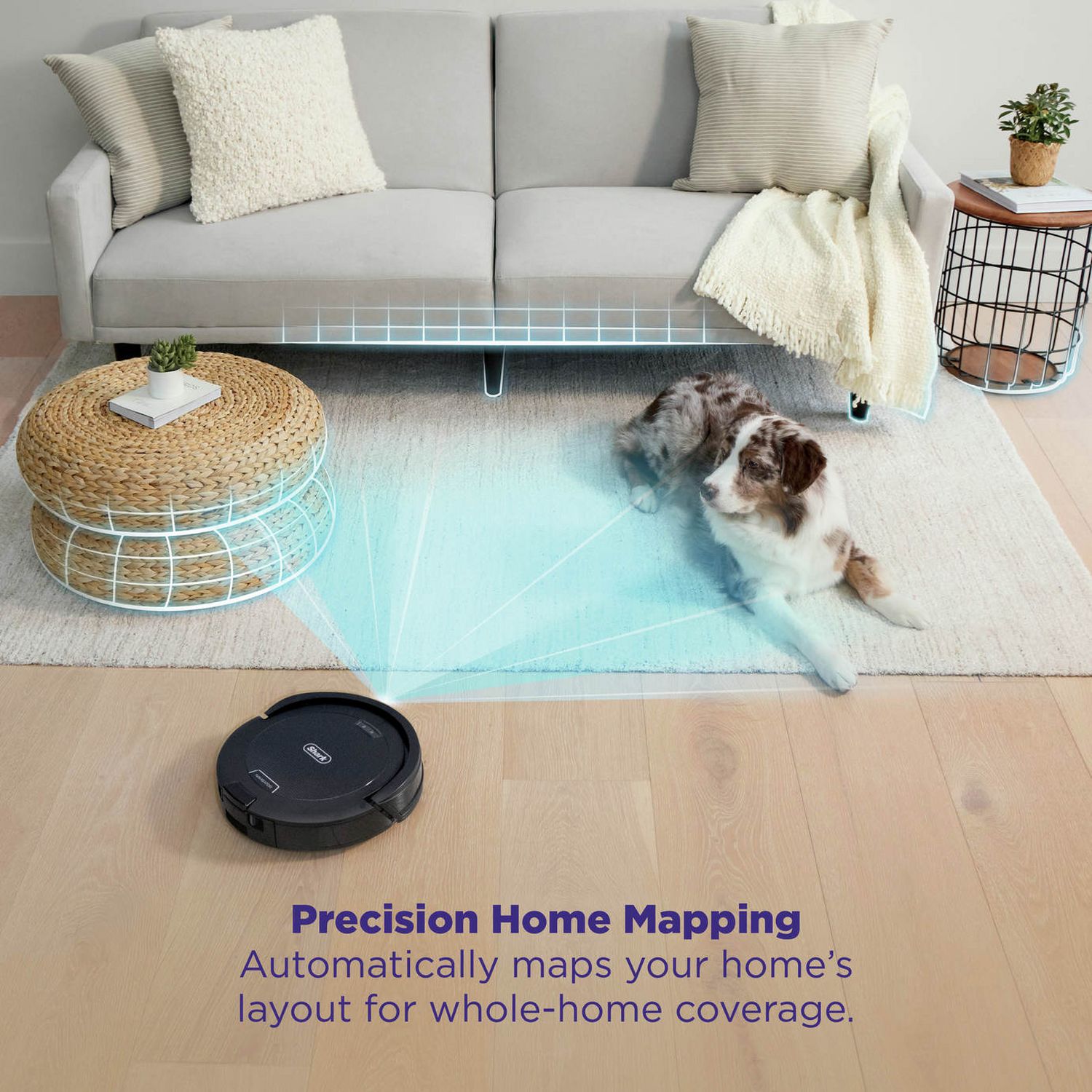 Shark robot vacuum with self-emptying base, UK version