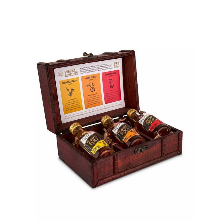 Pirate's Grog Tropical Horizons rum miniatures gift set (British brand)