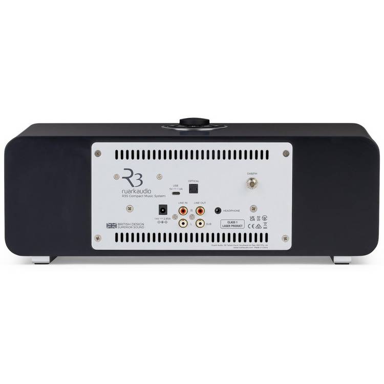 Ruark Audio compact music system satin charcoal - British product