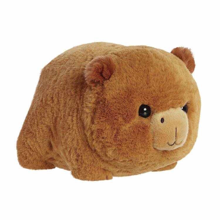 Spudsters Carmen Capybara 10-inch plush, imported from the UK