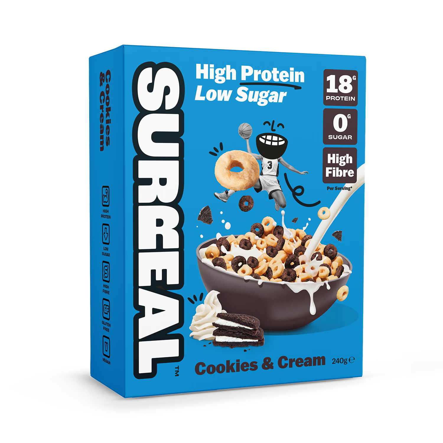 Surreal cereal cookies & cream 240g (British brand)