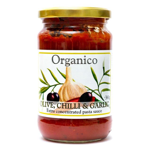 Organico Olive Chilli & Garlic Pasta Sauce   360g GOODS M&S   