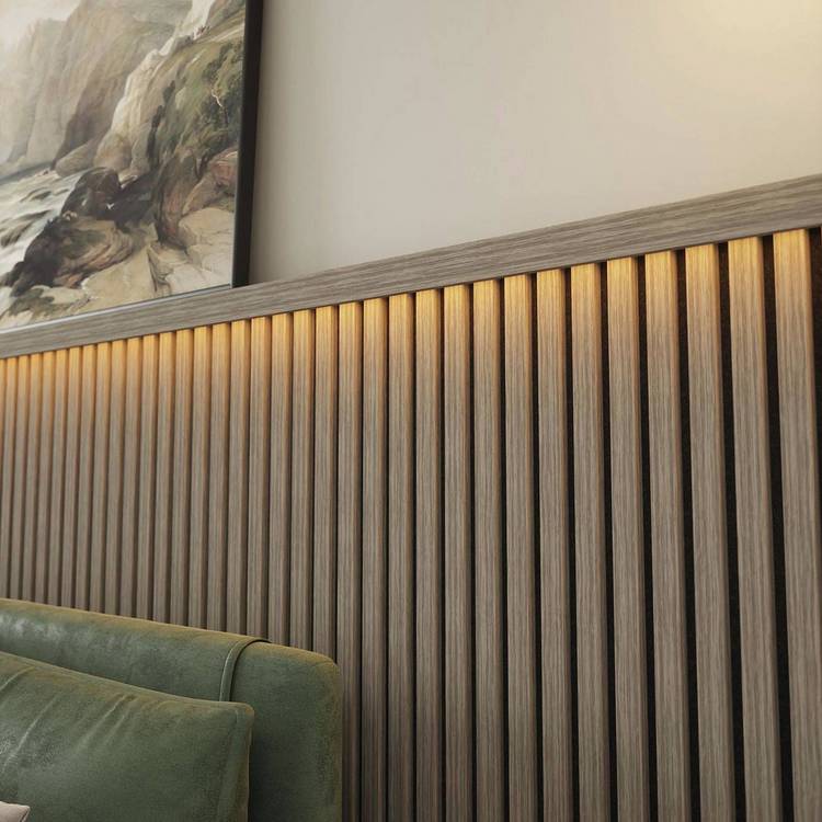 Kraus Alder Grey wall panel top cap 1.8m - British product