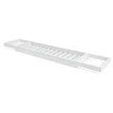 Habitat white bamboo bath bridge H4xW76xD15cm, imported from the UK