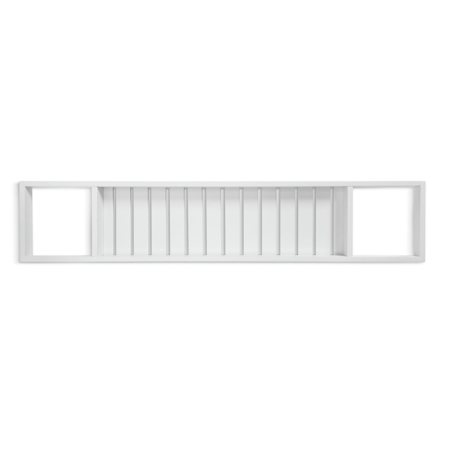 Habitat white bamboo bath bridge H4xW76xD15cm, imported from the UK