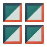 Habitat Geo Cube placemat and coaster set green, UK version