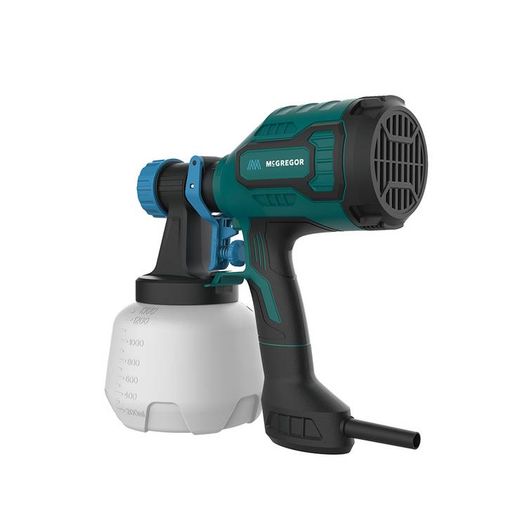 McGregor 600W paint spray gun with 1300ml tank - British product