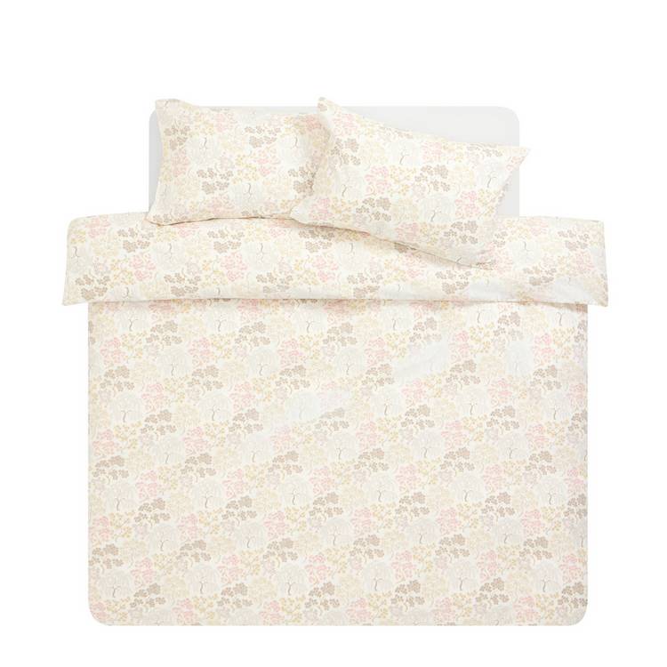 Argos Home brushed cotton oriental trees bedding set single (British brand)