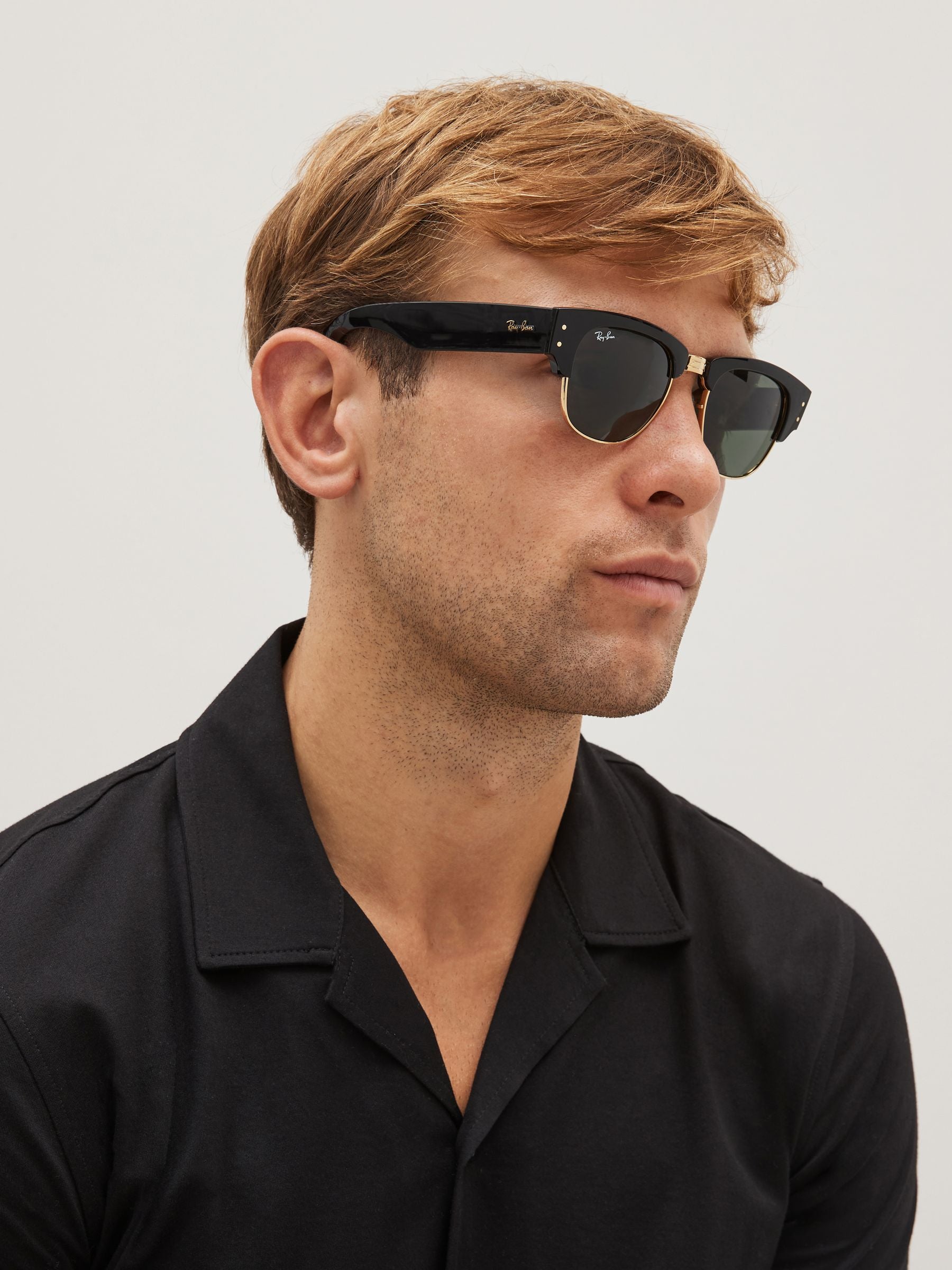 Ray-Ban Black Mega Clubmaster sunglasses, UK version