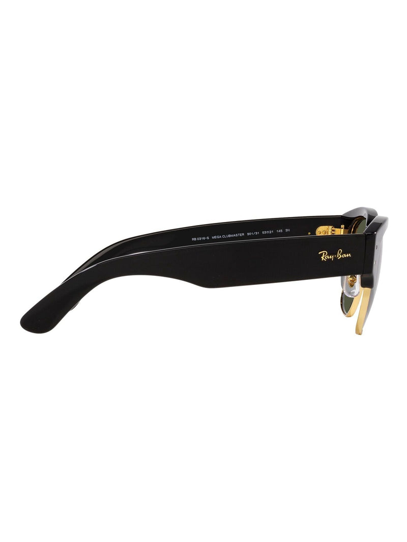 Ray-Ban Black Mega Clubmaster sunglasses, UK version