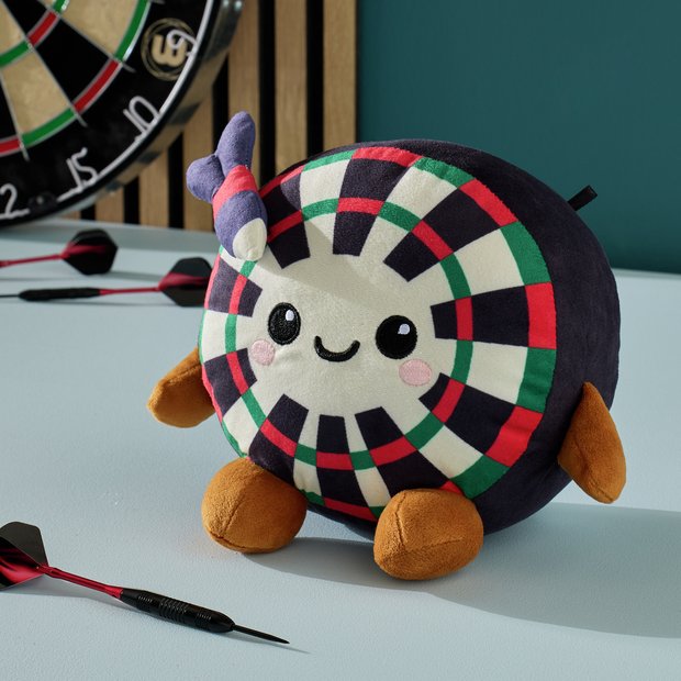 Argos Home dartboard soft toy 18cm, imported from the UK