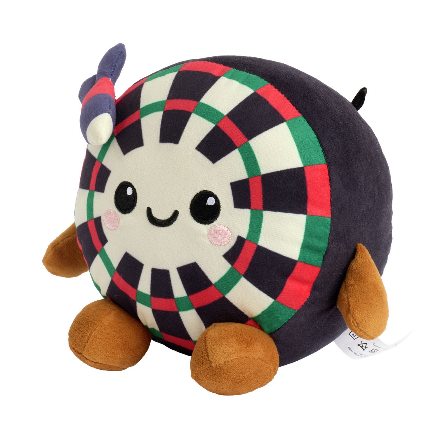 Argos Home dartboard soft toy 18cm, imported from the UK