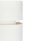 Argos Home Natural Fabric 2 Tier Easy Fit Lampshade - 22cm